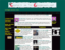 Tablet Screenshot of comicsintheclassroom.net